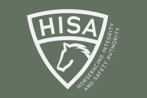 HISA Horseracing Integrity and Safety Authority logo amid FTC scrutiny over governance, data security, and horse racing enforcement.