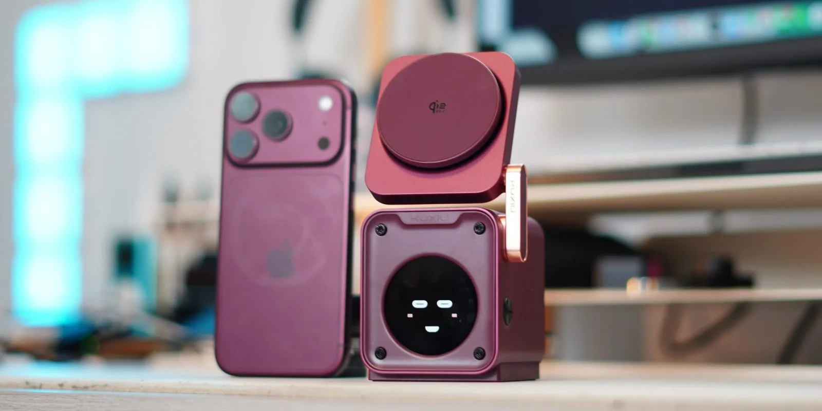 Kuxiu Launches Burgundy D5 Charger to Complement iPhone 18 Pro Aesthetics